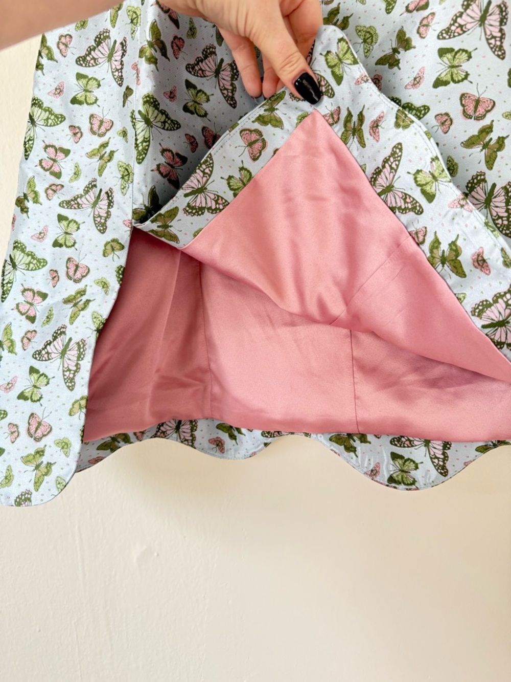 fbc butterfly satin dress - Picture 5 of 8